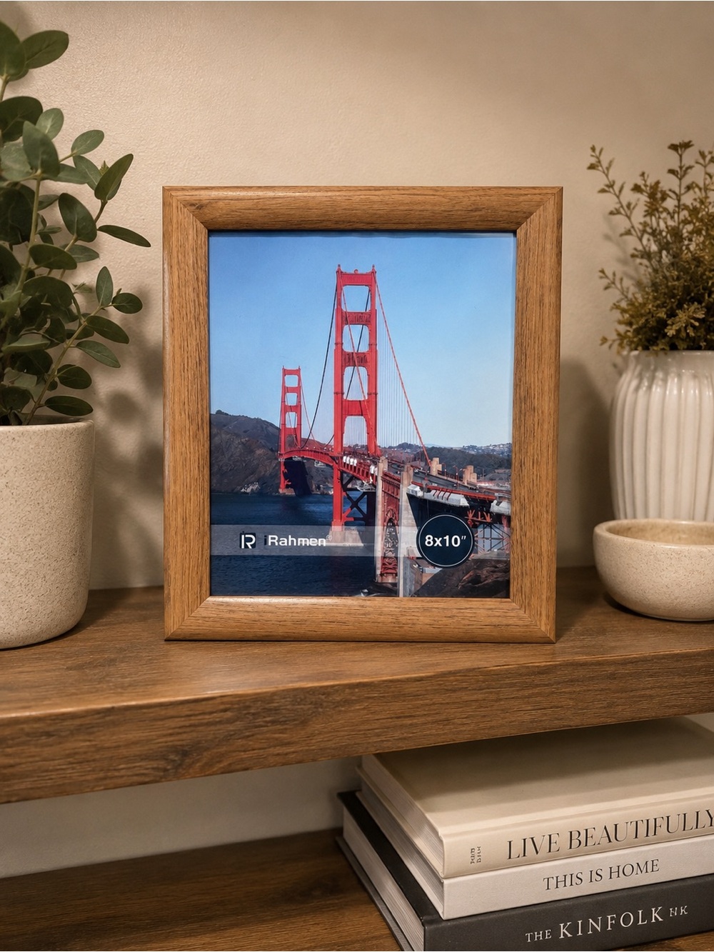 Rustic Brown Wood 8x10 Picture Frame